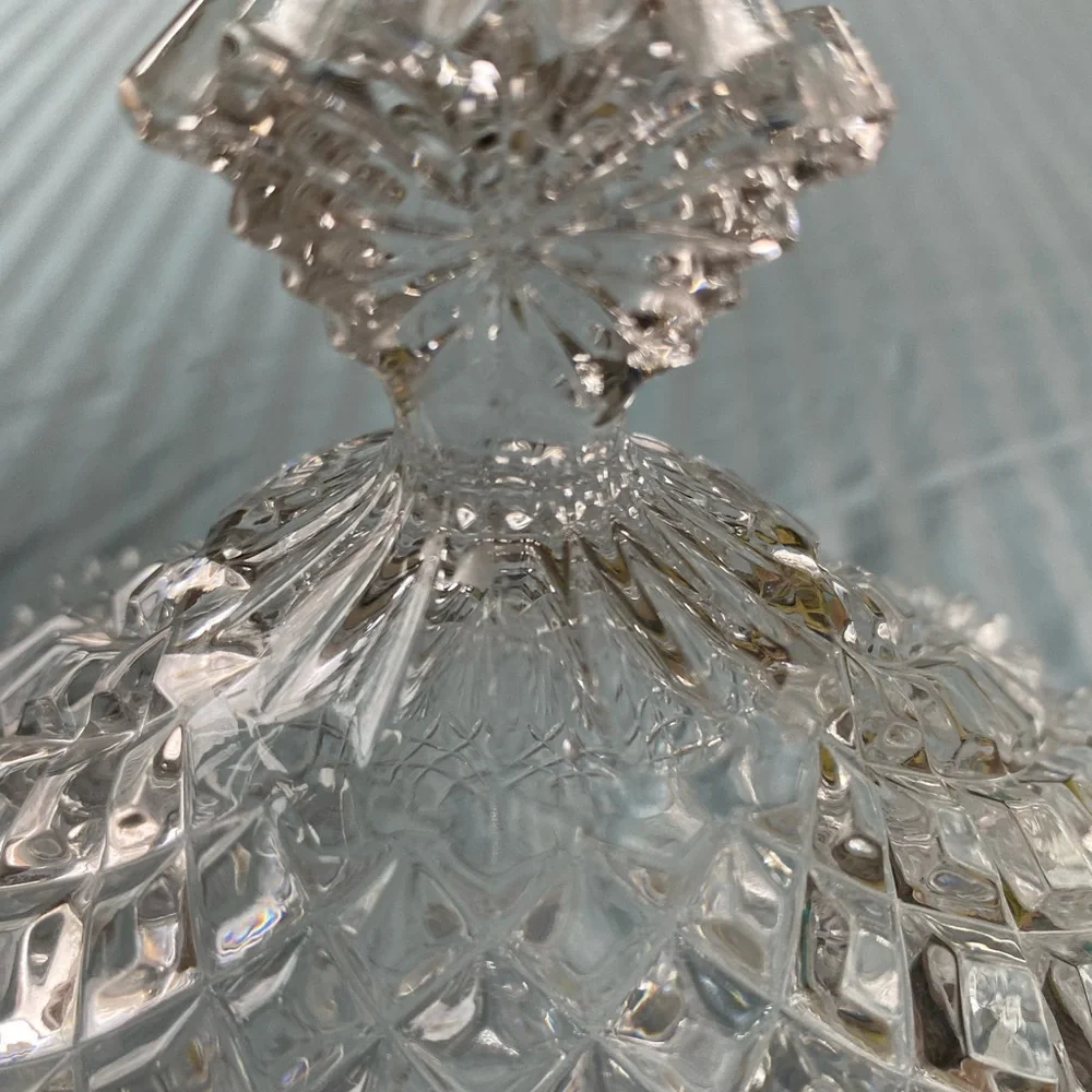 Marquis by Waterford dish with fan lid - Picture 3 of 11